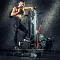 ATX® Belt Squat Machine - Kniebeugenmaschine Diverse Übungsmöglichkeiten wie Kniebeugen und Varianten, Dips, Ruderübungen