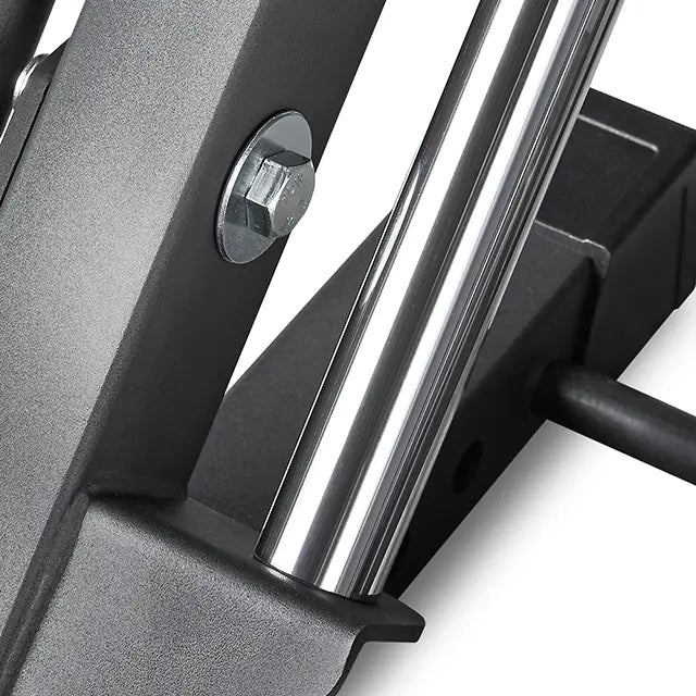 Schlittenführung auf hartverchromte Vollstahlwellen