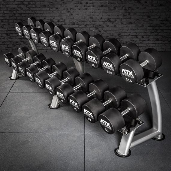 Urethan Dumbbells ATX® Kurzhanteln - 2,5 kg bis 60 kg   gefertigt aus hochwertigsten Komponenten