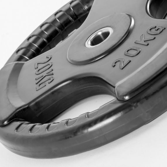 Hantelscheiben Gummi Gripper 30 mm 0,5 bis 20 kg