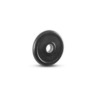 Hantelscheiben Gummi 30 mm - schwarz - 1 kg
