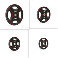 Polyurethan 4-Grip Hantelscheiben 30 mm - 1,25 kg bis 25 kg