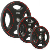 Polyurethan 4-Grip Hantelscheiben 30 mm - 1,25 kg bis 25 kg