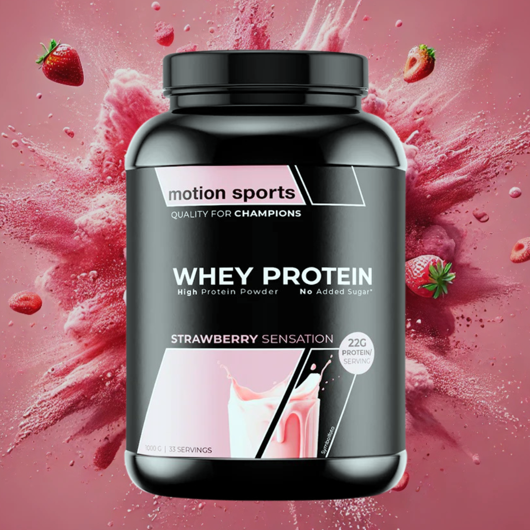 Whey Protein motion sports Strawberry Sensation