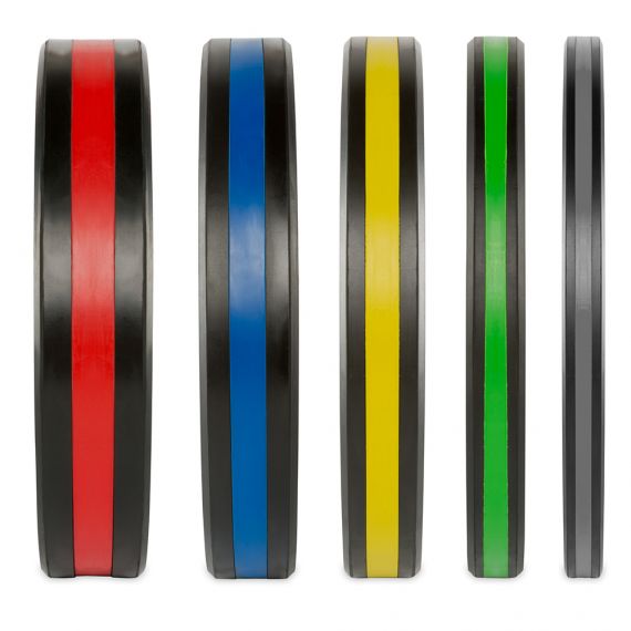 ATX® Color Stripes Bumper Plates - 5 bis 25 kg