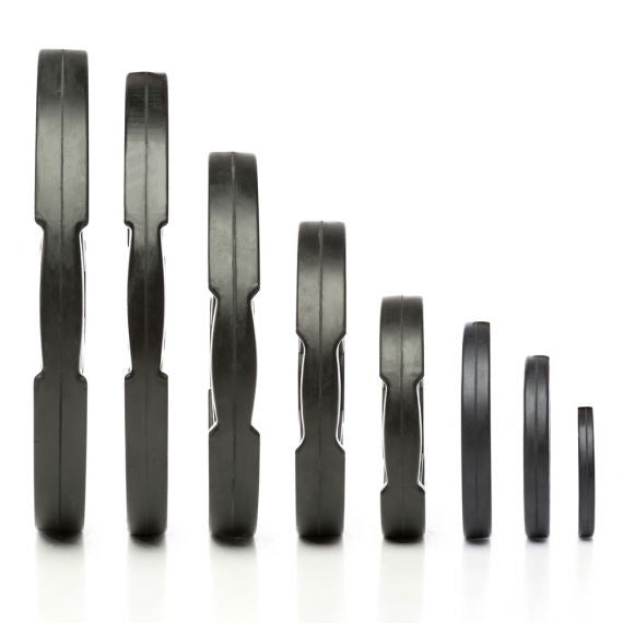 Hantelscheiben Gummi Gripper 50 mm 0,5 bis 40 kg