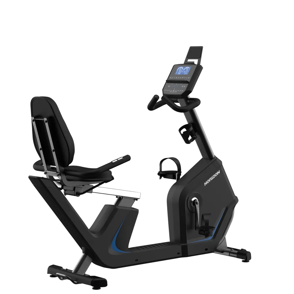 ergometer pedale verstellbare Halbliege Ergometer Horizon Fitness 5.0RI