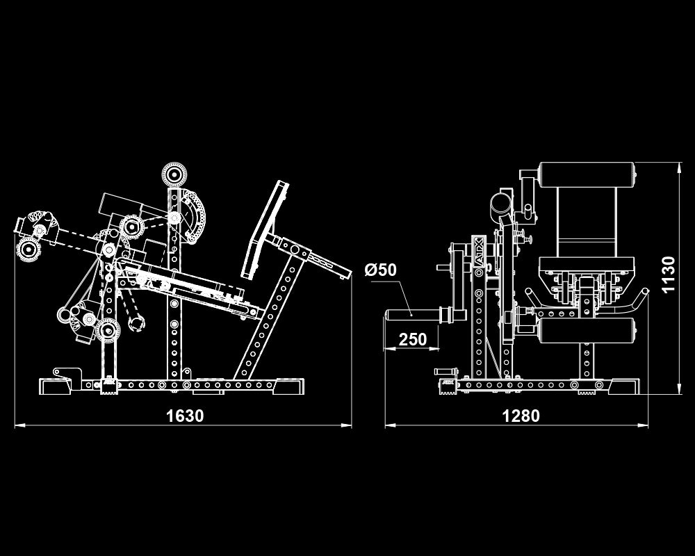 ATX® Beinstrecker / Beinbeuger - sitzend