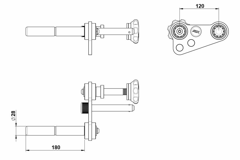 ATX® Power Handle - für Jammer-Arms / Hebelarme