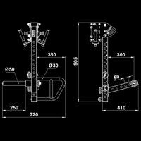 ATX® Jammer Arms 3D Maße