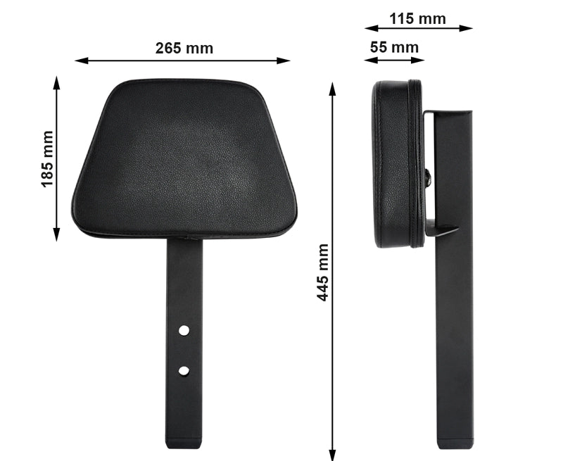 ATX® Kopfstütze - Verlängerung - Standard Maße: Länge 44,5 cm; Breite 26,5 cm; Stärke 11,5 cm (5,5cm)