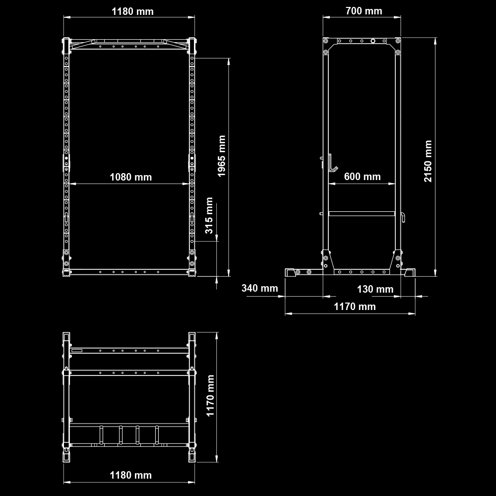 ATX® Power Rack 520 XS - height 215 cm
