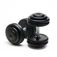 CHD Hantel gummiert 2,5kg Steigung - 27,5kg Paar