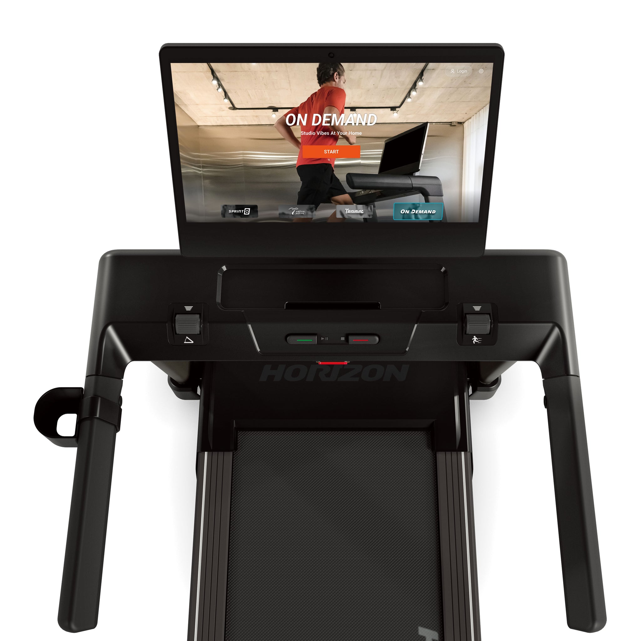 Laufband Tread-XP Horizon Fitness Monitor im Detail