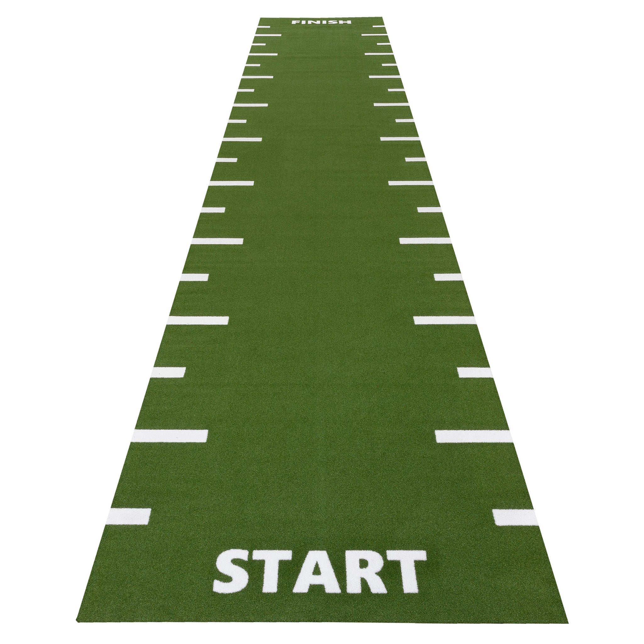 Kunstrasen Sprinttrack - Start & Finish grün