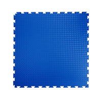 Kampfsportmatte Judo 100 x 100 x 4 cm blau rot
