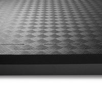 Kampfsportmatte Judo 100 x 100 x 4 cm schwarz grau