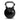Kettlebell Chrom 36 kg - schwarz