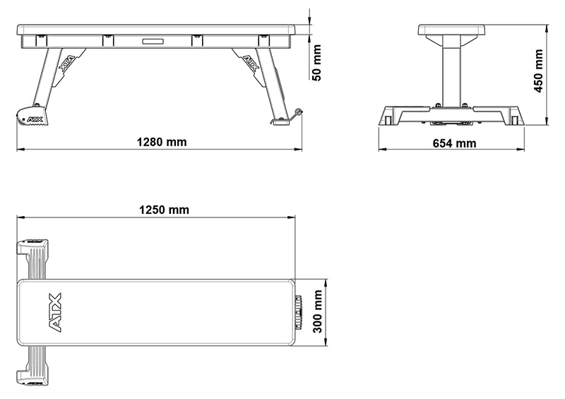 ATX® Flat Bench Heavy Weight