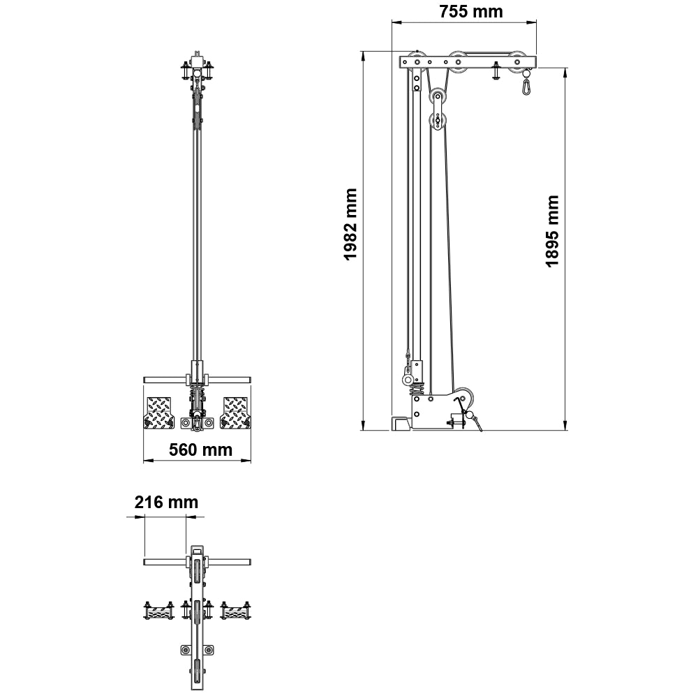 ATX® Lat Pulldown Option LTO-510 Plate Load