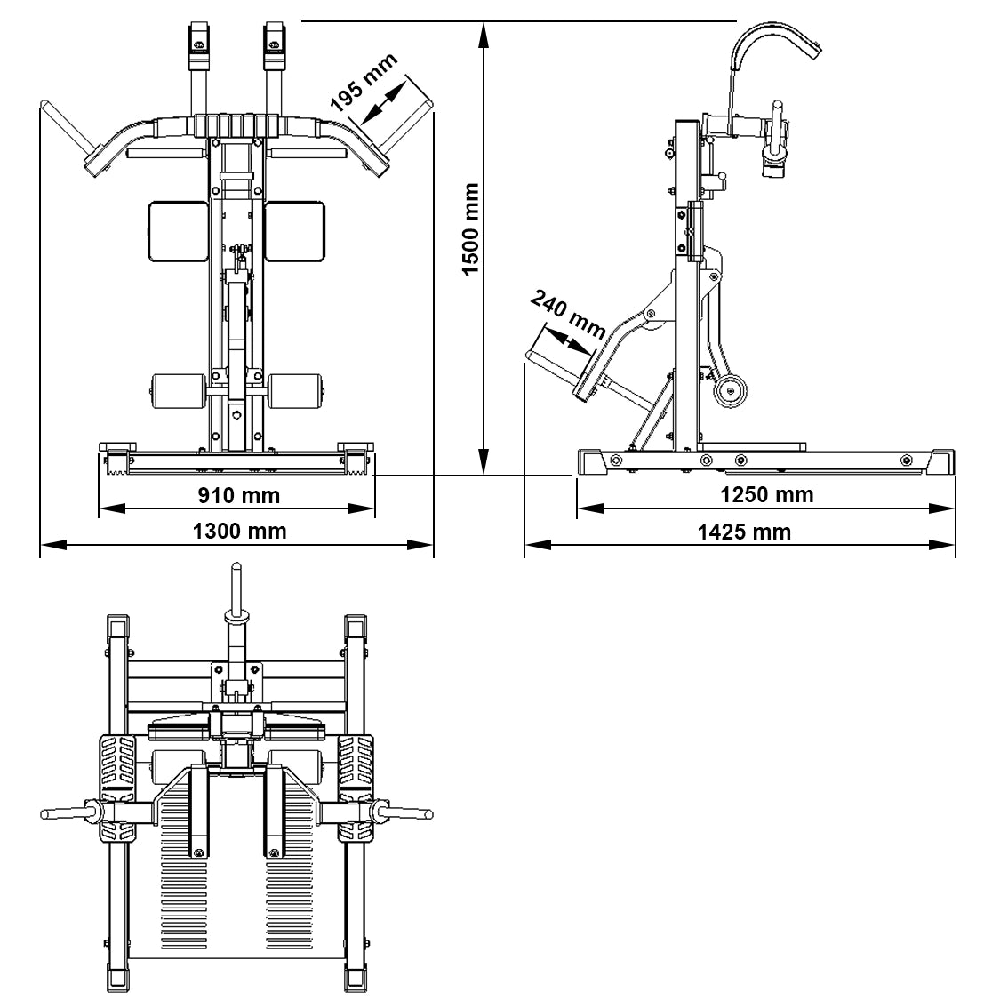 ATX® Leg Master leg training station