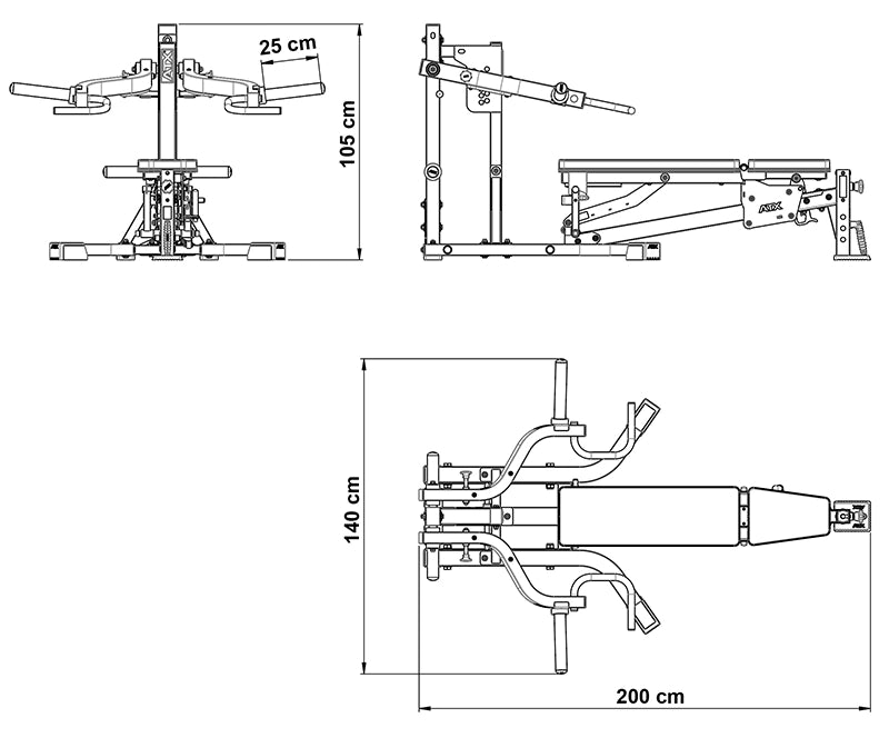 ATX® Lever Arm Multipresse