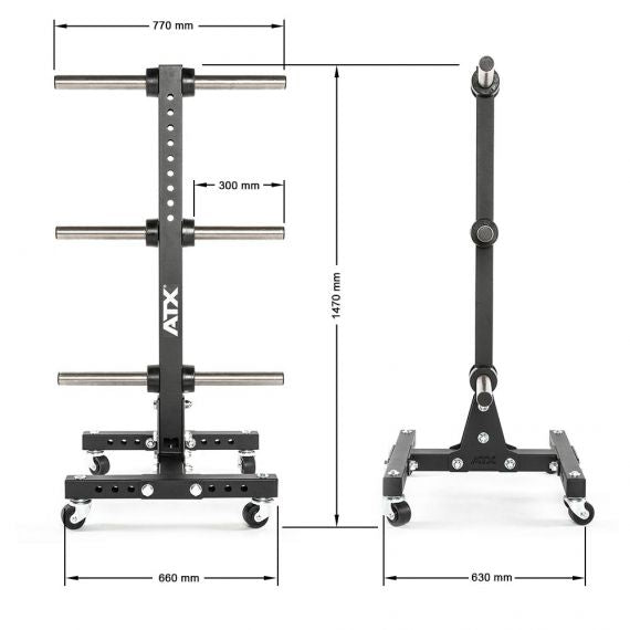 ATX® Weight Plate Tree Ø 50 mm Hantelscheibenständer