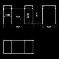 ATX® Functional Rig 700 - Sector 3 Maße