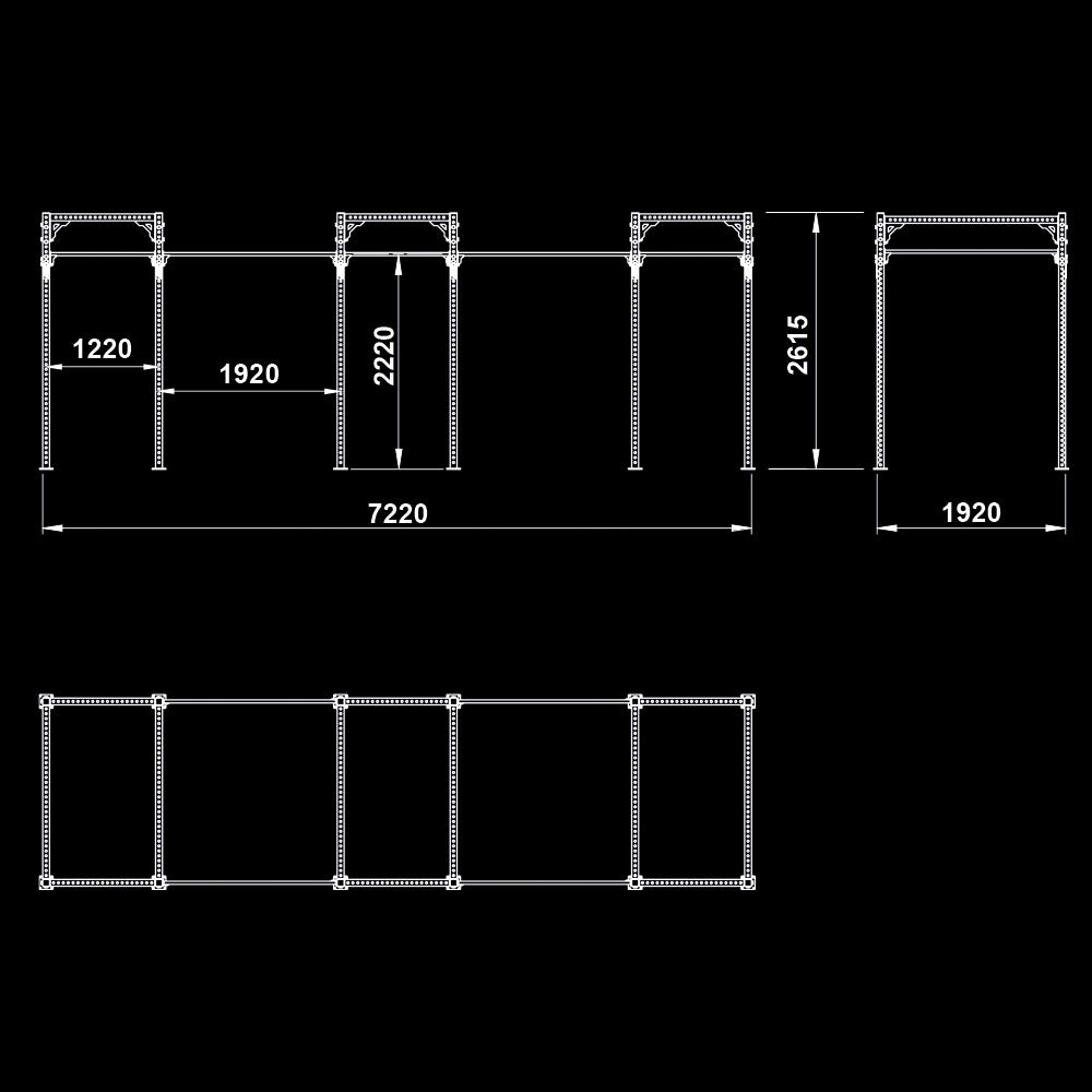 ATX® Functional Rig 700 - Sector 5 Maße