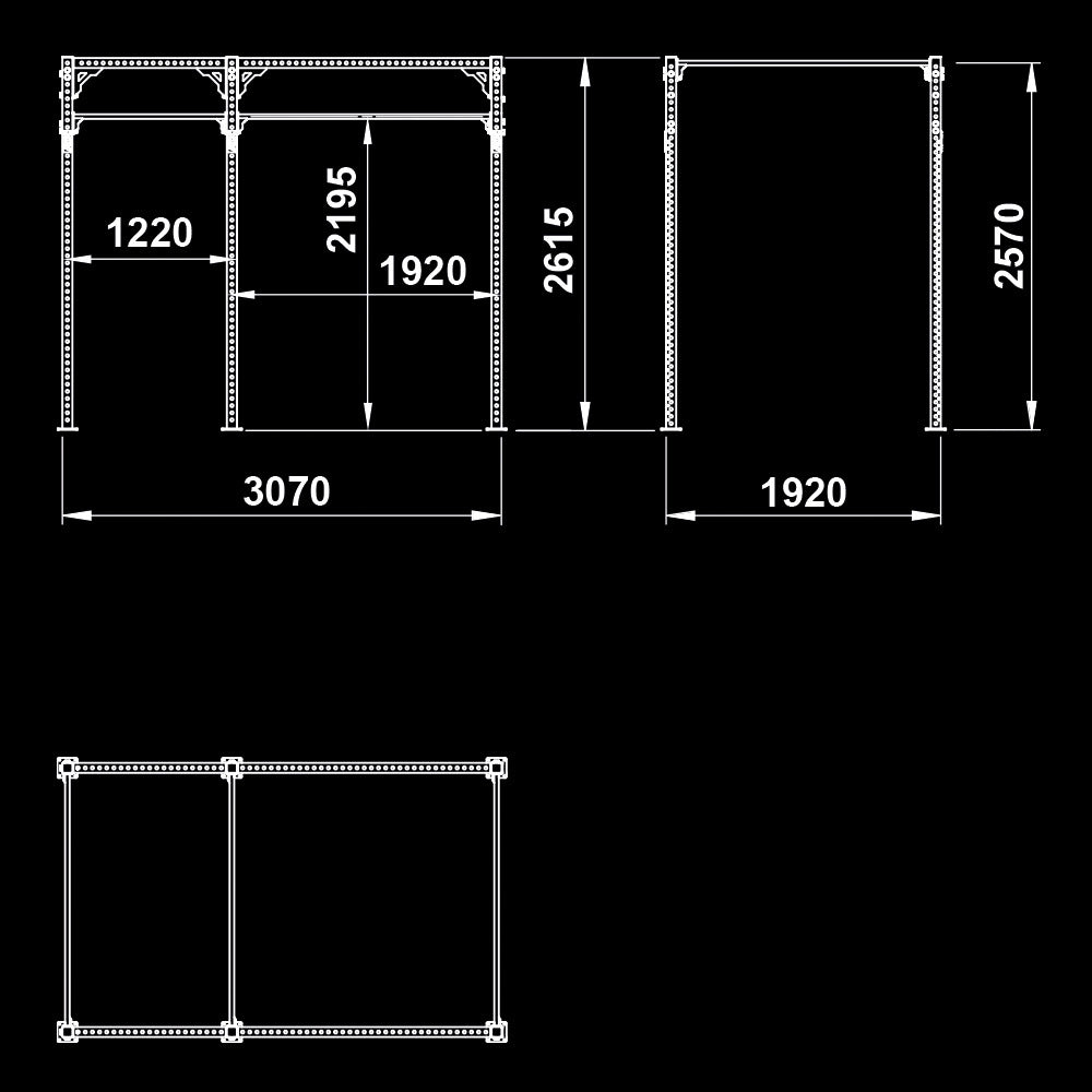 ATX® Functional Rig 700 - Standard 2 Maße