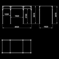 ATX® Functional Rig 700 - Standard 3 Maße