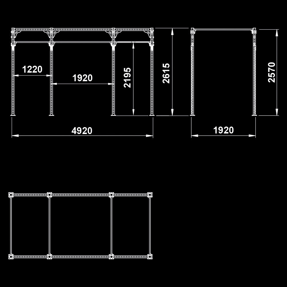 ATX® Functional Rig 700 - Standard 3 Maße