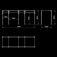 ATX® Functional Rig 700 - Standard 4 Maße