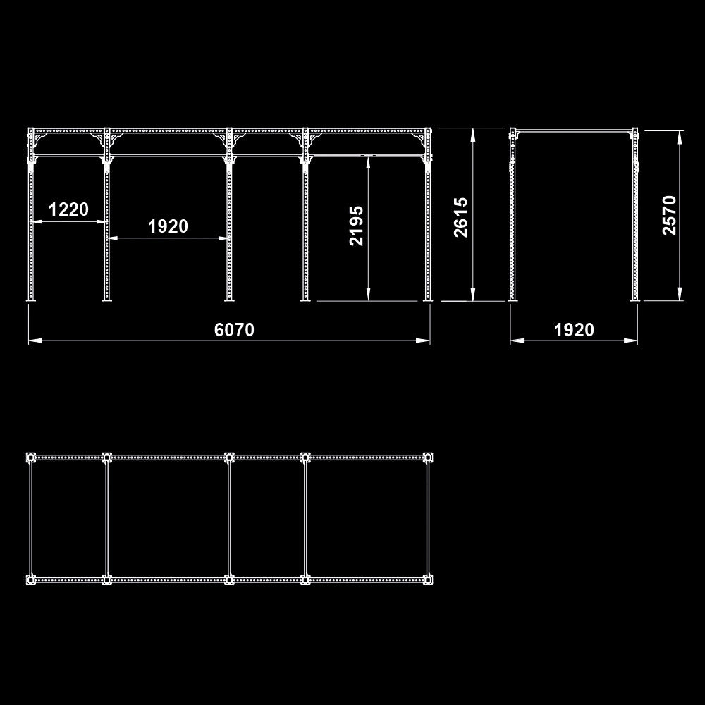 ATX® Functional Rig 700 - Standard 4 Maße