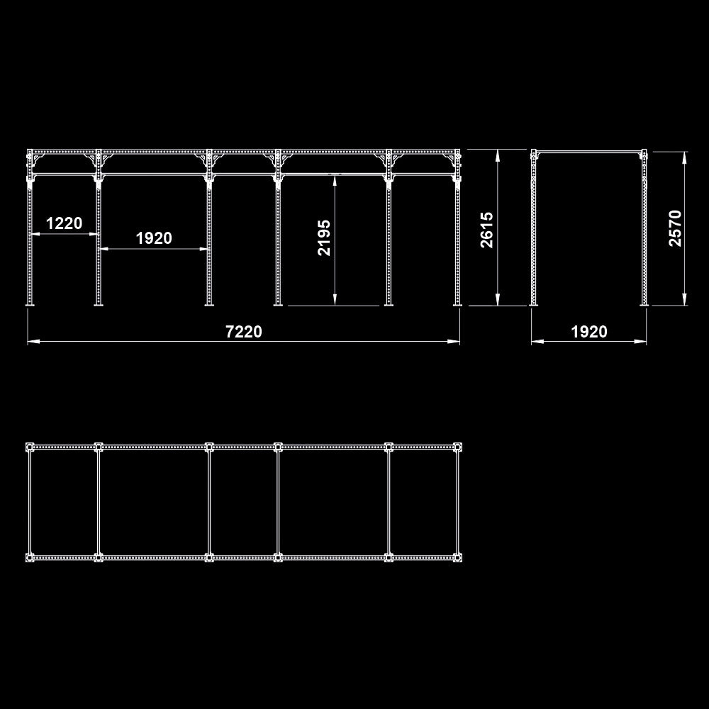 ATX® Functional Rig 700 - Standard 5 Maße