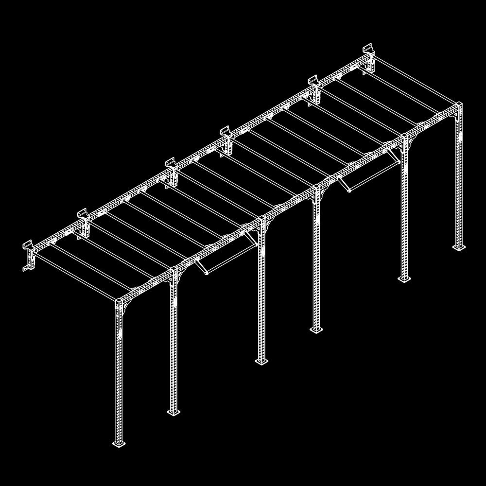ATX® Functional WALL RIG 700 - Ladder 5 Isoansicht