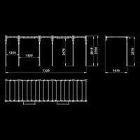 ATX® Functional WALL RIG 700 - Ladder 5 Maße