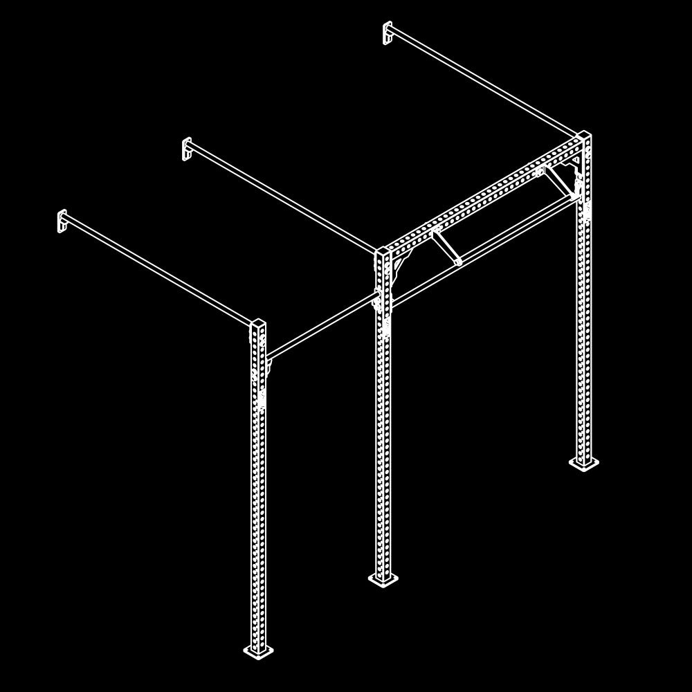 ATX® Functional WALL RIG 700 - SECTOR 2 Isoansicht