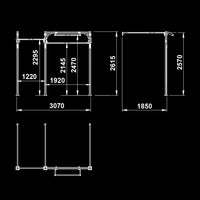 ATX® Functional WALL RIG 700 - SECTOR 2 Maße