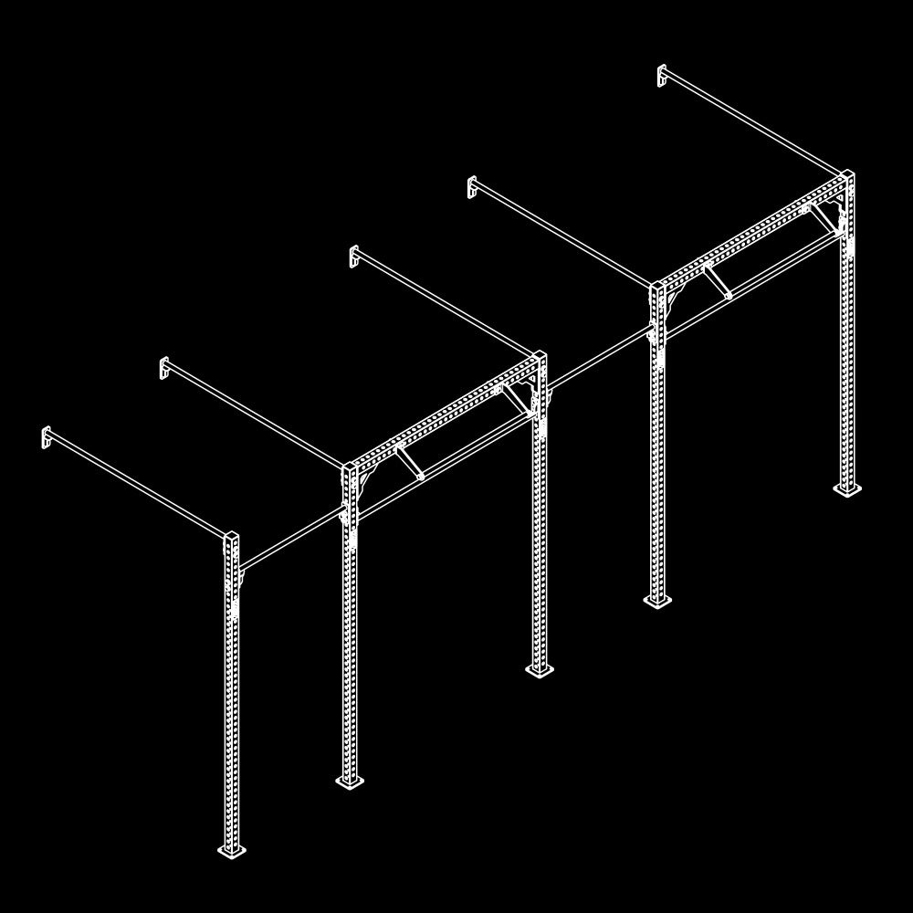 ATX® Functional WALL RIG 700 - SECTOR 4 Isoansicht