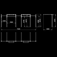 ATX® Functional WALL RIG 700 - SECTOR 5 Maße