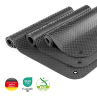 Profi Gymnastikmatte schwarz Set - 5 Stück