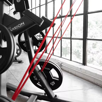 Widerstandsbänder am Lat Pulldown