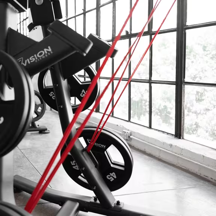 Widerstandsbänder am Lat Pulldown