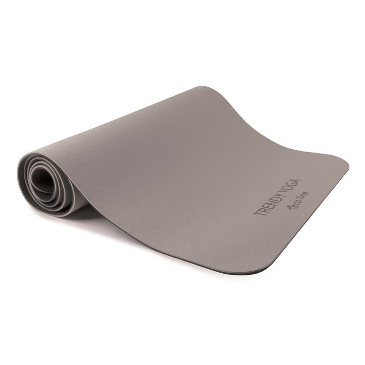 Yogamatte Eco-Line Set 180 x 60 x 0,6 cm anthrazit
