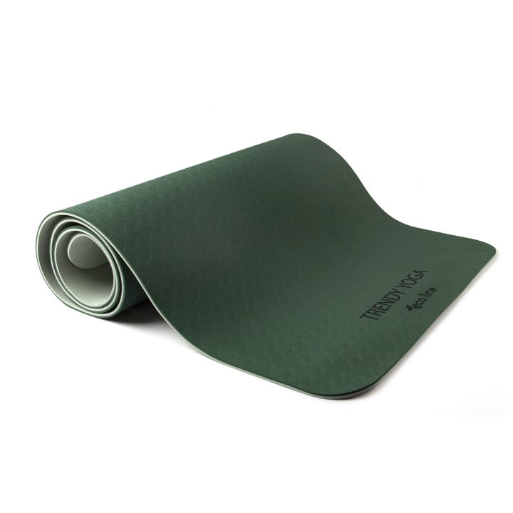 Yogamatte Eco-Line Set 180 x 60 x 0,6 cm grün
