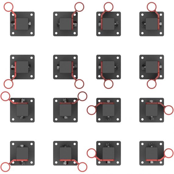 ATX® Barbell Holder - Hantelstangen Ständer ist nur mit ATX® 4.0 RIG Systemteilen und einigen ATX® Power Racks kompatibel