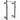 ATX® Fold Back Rack Half Rack 750 - Einklappbar - zur Wandmontage