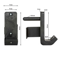 ATX® J-Hooks - Type 5 / Serie 700 Maße: Breite: 7 / 7,5 cm; Höhe: 18 cm; Tiefe: 19 cm