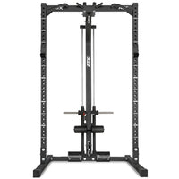 ATX® Half Rack 620 - Komplettsystem inkl. Latzugstation - Plate Load - Ermöglicht das sichere Training der bewährtesten & effektivsten Grundübungen